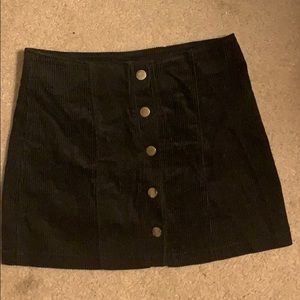 black skirt